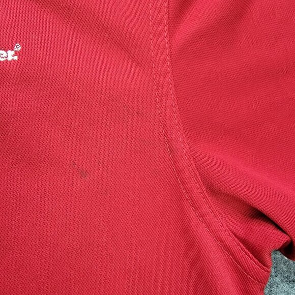 HEB Polo Shirt Womens XL Red Short Sleeve Store Employee Uniform Work Wear - Picture 3 of 8